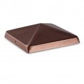 Woodway Copper Crown Post Cap Fits 3 5 In Premium 1pc 