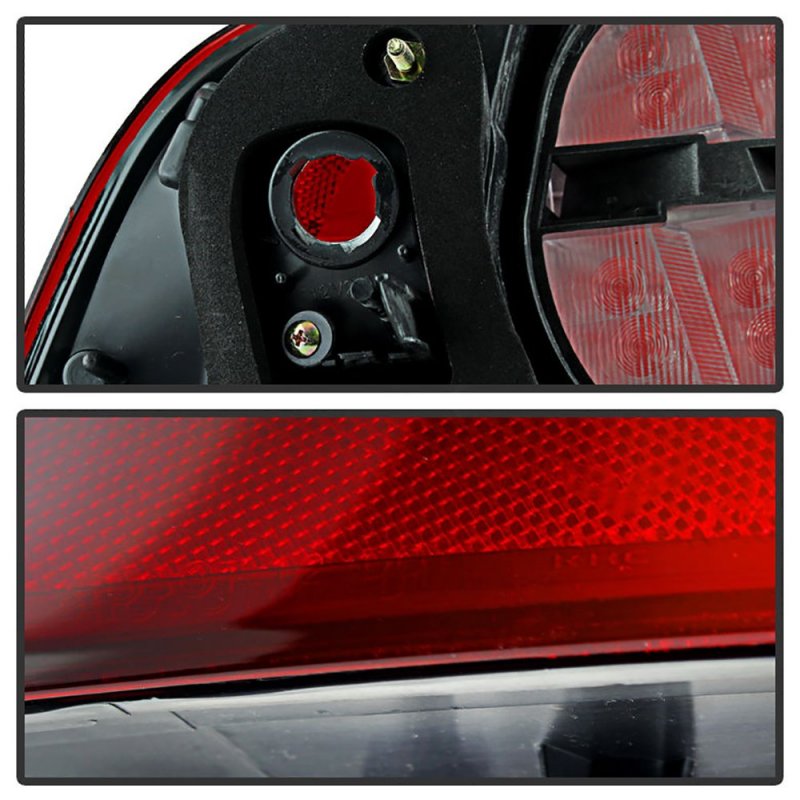 Smoke Red Lens Oe-style Tail Light Lamp Assembly For 2004-2008 Acura Tl Driver Passenger Side
