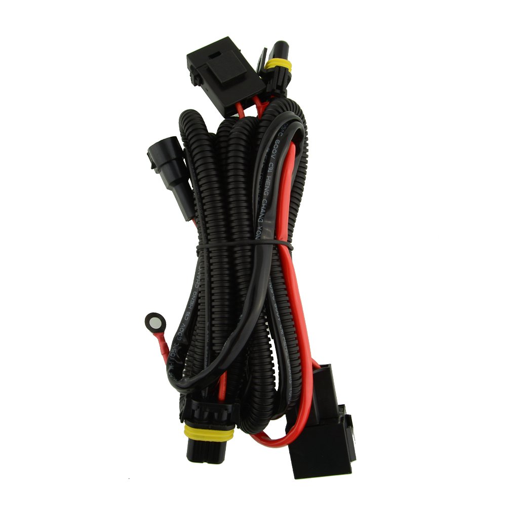 Genssi H11 H9 H8 Automotive Relay Wiring Harness with Plug Pnp