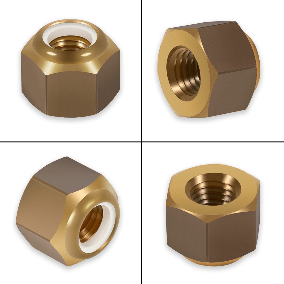 5008 Prop Nut Kit Brass For 1 In Or 125 Shafts With Key And Cotter Pin Mastercraft Nautique Moomba Tige Centurion Supra Correct
