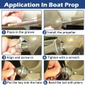 5008 Prop Nut Kit Brass For 1 In Or 125 Shafts With Key And Cotter Pin Mastercraft Nautique Moomba Tige Centurion Supra Correct