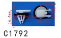 Autobahn88 Molding Clip With Sealer Compatible Gm Oem 11611375 Pack Of 20