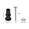 Uxcell 4 Set M5 Toilet Seat Hinges Screws Hinge Bolt Fixings For Top Mounting Replacement Parts Kit