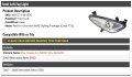 Marketplace Auto Parts Front Left Driver Side Fog Light Compatible With 2007-2009 Mercedes-benz S550 Up To 06 30 2009