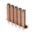 Uxcell Interlock Push Button Switch Piano Type 8pdt 24 Pin 5 Row