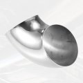 X Autohaux 2 Pcs Od 5 Inch 90 Degree Mandrel Bend Elbow Ss304 Stainless Steel Tube Exhaust Pipe For Car Modified System Piping