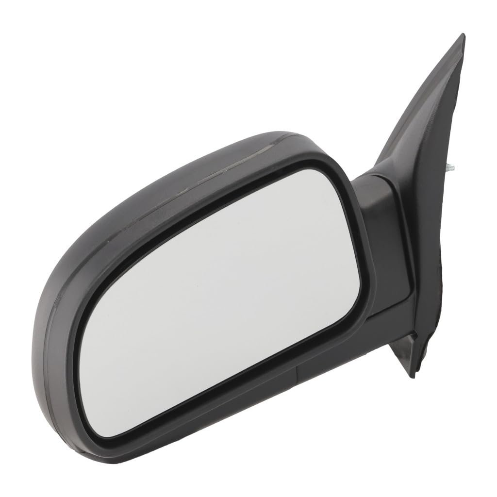Door Mirror For Chevy Trailblazer Ext 2002 2003 2004 2005 2006 Driver Side Textured Black Manual Folding And Adjust Non Heated