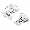 Uxcell 1 69-inch Sus304 Stainless Steel Butterfly Twist Latch Keeper Toggle Clamp For Case Box 2 Pcs