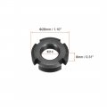 Uxcell M14x1 5mm Retaining Four-slot Slotted Round Nuts 4 Pcs