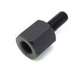 Mirror Mount Adaptor 10mm To Black For Honda Kawasaki Suzuki Yamaha 