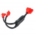 Ocpty Rv Y-split Power Cord Adapter 2 5 Ft 30 Amp Male Plug To 50 Female Connector Replacement Electrical For Camper 125v 1875w