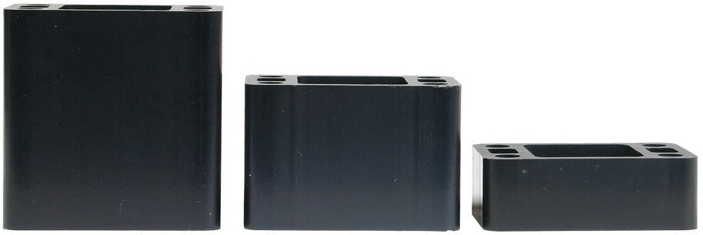 2 In Handlebar Riser Block Kit For Ski Doo Black 6061 T6 Aluminum Flat Mount Non Pivot Style Sm 045 2