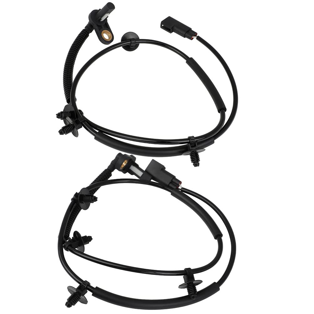 2pcs Abs Wheel Speed Sensor Left Right Rear Fit For 2002-2008 Jaguar X-type Als535 Als539