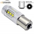Ruiandsion 2pcs 10-30v Super Bright 1156 Ba15s Led Bulbs 16smd Chipsets 1000 Lumens 80w 6000k White Bulb For Car Turn Signal