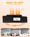Ocpty Black Right Passenger Side Sun Visor Fit For 2006 2007 2008 2009 2010 2011 2012 2013 2014 2015 Mazda Mx-5 Miata