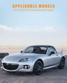 Ocpty Black Right Passenger Side Sun Visor Fit For 2006 2007 2008 2009 2010 2011 2012 2013 2014 2015 Mazda Mx-5 Miata