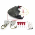 Httmt Mt181- Motorcycle Smoke Lens Led Tail Light Brake Turn Signal Compatible With 2005-2006 Suzuk Gsxr 1000