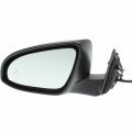 Driver Side Door Mirror For Toyota Camry 2016 2017 Heated Power Glass Paintable Manual Folding With Blind Spot Detection 