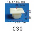 Autobahn88 License Plate Nut Compatible With Gm Oem Pack Of 20