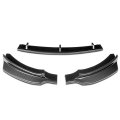 Auto Dynasty 3pcs Carbon Fiber Look Front Bumper Lip Spoiler Wing Body Kit Compatible With Bmw 4-series Gran Coupe M-sport
