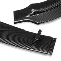 Auto Dynasty 3pcs Carbon Fiber Look Front Bumper Lip Spoiler Wing Body Kit Compatible With Bmw 4-series Gran Coupe M-sport