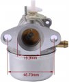 Carburetor Replacement For Brute 020338 Pressure Washer Machined Finish