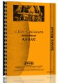 Allis Chalmers Wk Crawler Engine Only Service Manual