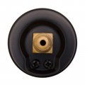 Durachoice 2 Dial Utility Pressure Gauge Water Oil Gas 1 4 Npt Center Back Mount Black Steel Case 0-500 Psi