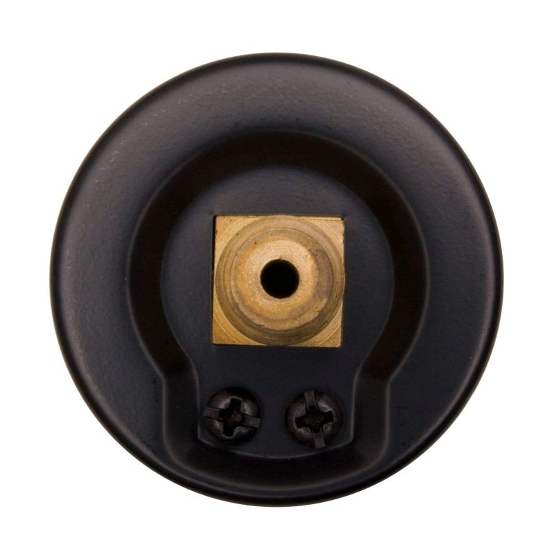 Durachoice 2 Dial Utility Pressure Gauge Water Oil Gas 1 4 Npt Center Back Mount Black Steel Case 0-500 Psi