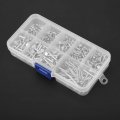 Flat Head Solid Rivets 450pcs M2 5 Aluminum Rivet 3mm-20mm Length