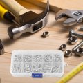 Flat Head Solid Rivets 450pcs M2 5 Aluminum Rivet 3mm-20mm Length
