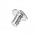 Uxcell Flanged Button Head Socket Cap Screws M5 8mm Hex Drive 304 Stainless Steel Fasteners Bolts Fully Threaded Machine Screw