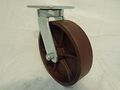 8 X 2 Swivel Caster Kingpinless Ductile Steel Wheel 2000 Lbs 