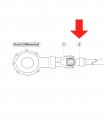 Caltric Front Drive Shaft Output Input Yoke Compatible With Arctic Cat 3306-649 0819-063 0819-061