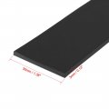Uxcell Solid Rectangle Rubber Seal Strip 35mm Wide 3mm Thick 3 Meters Long Black