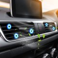 6 Pieces Evil Eye Air Vent Clips Car Fresheners Lucky Blue Turkish Interior Spiritual Conditioning Outlet Accessories 