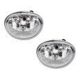 Fog Lights For Chrysler Town And Country 1998 To 2004 Front Driver Passenger Side Pair Clear Lens Replacement 4805046ac 