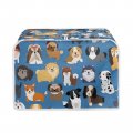 Upetstory 2 Slice Toaster Cover Puppy Dog Bread Oven Dustproof Kitchen Small Appliance Broiler Organizer Bag Anti Fingerprint 