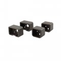 Deckorators Textured Bronze Aluminum Contemporary Horizontal Rail Bracket Kit 2-piece 4-pack 