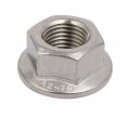 Uxcell 12pcs M12 X 1 25mm Pitch Metric Fine Thread 304 Stainless Steel Hex Flange Nut