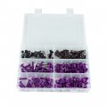 Topteng 177pcs Universal Motorcycle Sportbike Windscreen Fairing Bolts Kit Fastener Clips Screws Aluminum