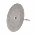 Uxcell 10 Pcs 50mm Diamond Cutting Wheels Cut Off Wheel With 2 Mandrels For Rotary Tool
