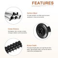 50pcs 8a 3 4 Phillips Head Self Tapping Screws Carbon Steel Flat High-strength Quick Wood Screw For Metal Plastic Black