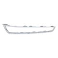Grille Trim Passenger Side For Acura Mdx 2010 2011 2012 2013 Front Bumper Insert Mesh Frame Painted Silver Plastic Replaces 