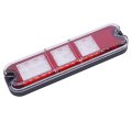 Forklift Led Stop Turn Signal Light 12v Replaces Hyster And Yale 580037207 Red Rectangular Tail Backup 