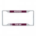 Texas A M University Aggies Tamu Metal License Plate Frame Mascot Officially Licensed Zinc Alloy Universal Fit For Car 6 25 In