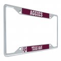 Texas A M University Aggies Tamu Metal License Plate Frame For Front Or Back Of Car Officially Licensed Mascot 