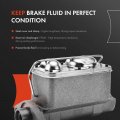 A-premium Brake Master Cylinder With Reservoir And Cap Compatible Buick Chevrolet Oldsmobile Pontiac Vehicles Apollo 1973-1974