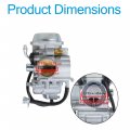 Labwork Carburetor With Intake Boot Replacement For Suzuki Quadrunner 250 Ltf250 1990-1999