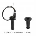 Throttle Hand Grips Cable Clamp Kit Replacement For Coleman Ct200u Trail 200 Mini 196cc